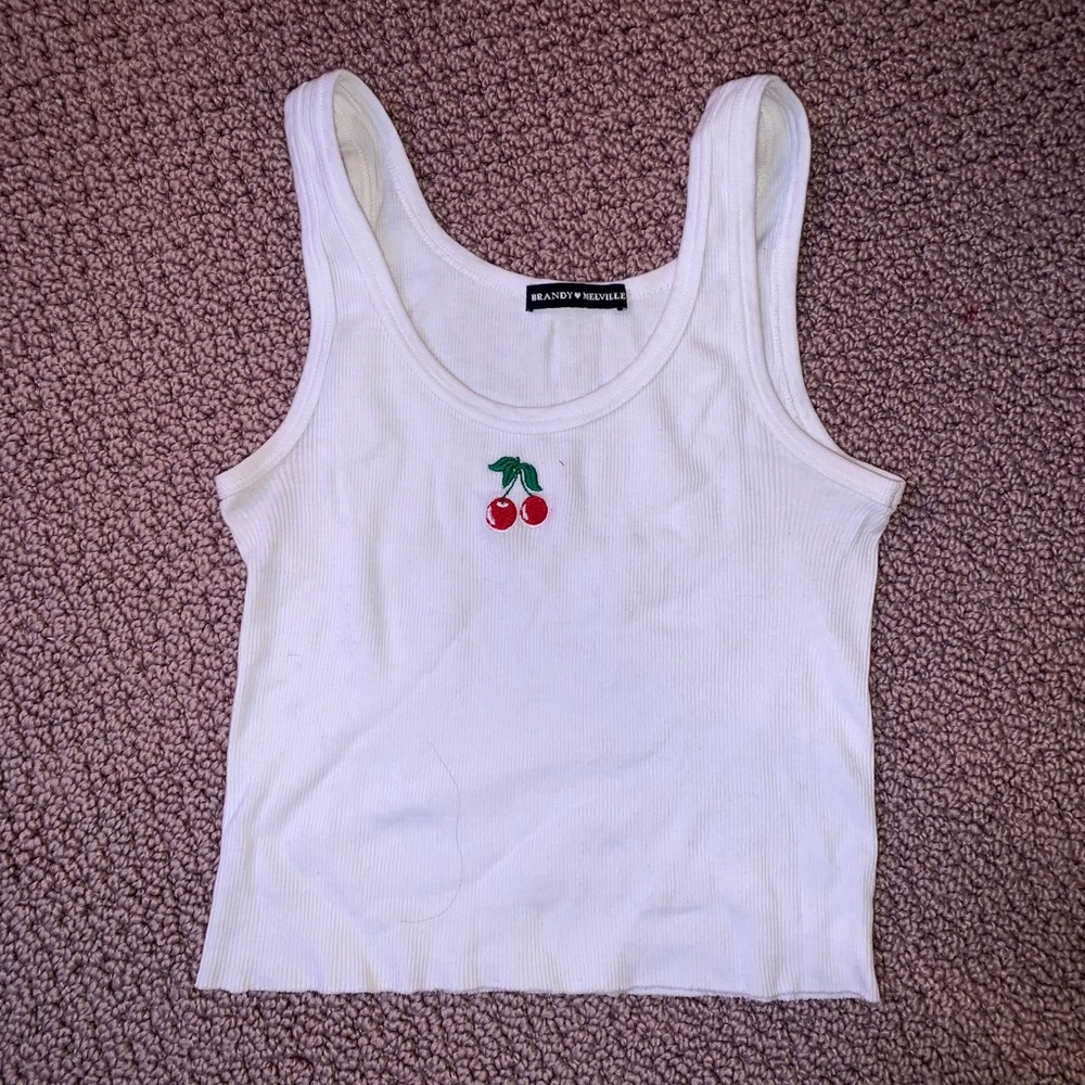 brandy melville cherry tank